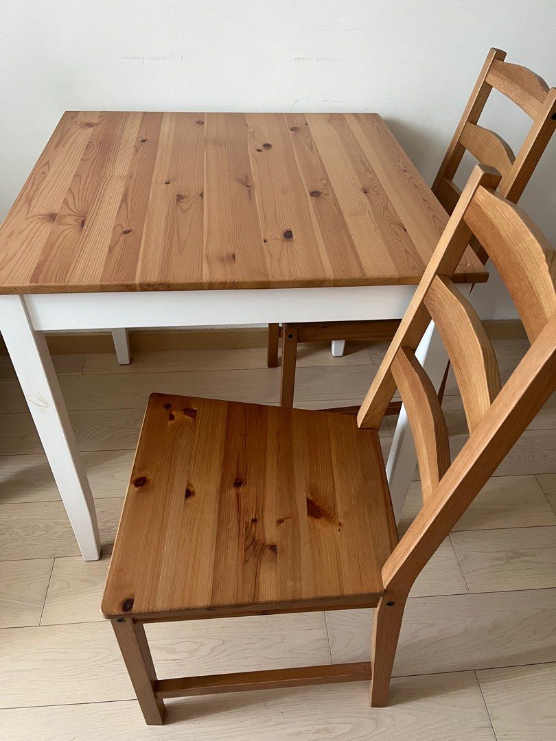 Ikea Dining Table and Chairs, 傢俬＆家居, 傢俬, 其他家居傢俬 Carousell