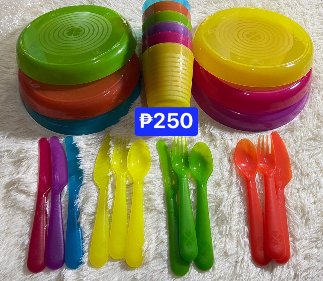 Ikea Dinnerware Set for Kids on Carousell