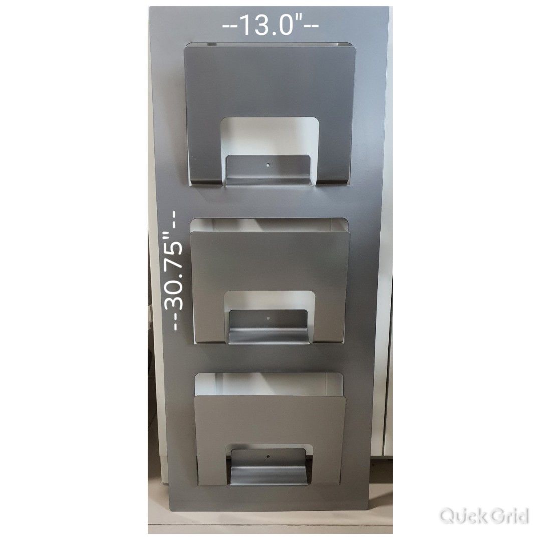 Ikea Metal Hanging Magazine Rack on Carousell