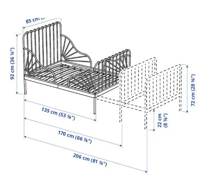 IKEA SINGLE BED, Furniture & Home Living, Furniture, Bed Frames