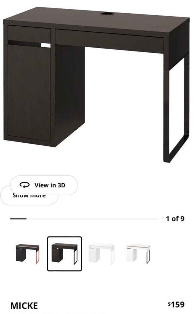 IKEA Study Desk, Furniture & Home Living, Furniture, Tables & Sets on