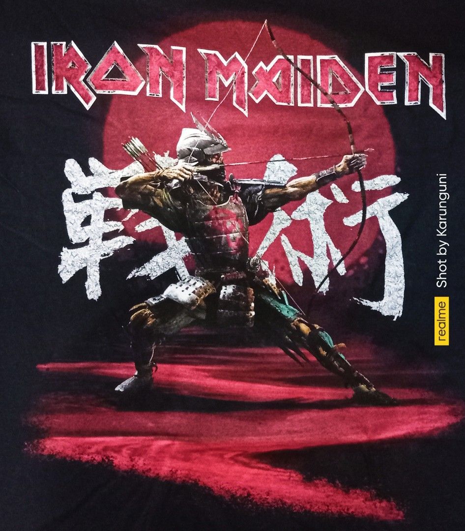 Iron Maiden eddie archer kanji T Shirt official band t shirt