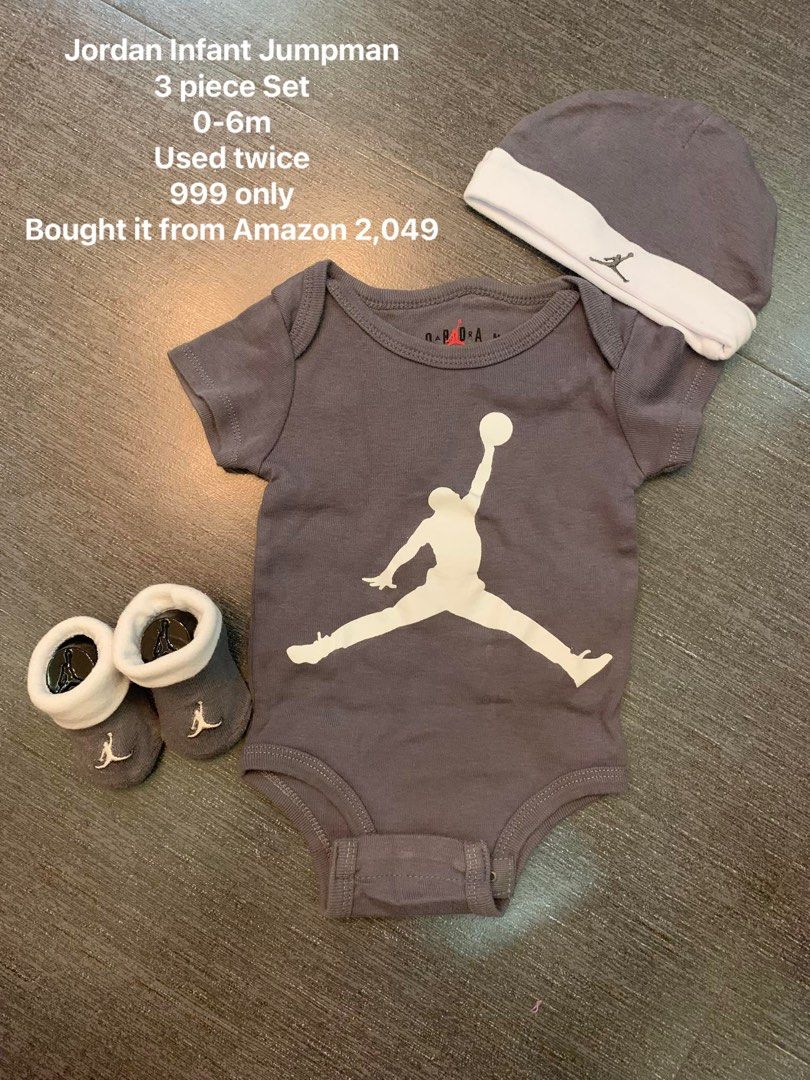 Jordan 3 piece infant set sales