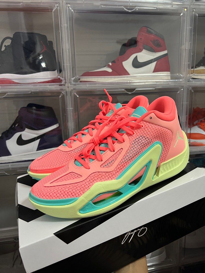 Nike Jordan Tatum 1 PF Jayson Pink Lemonade Men Basketball Shoes DX6733-600