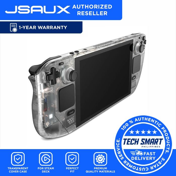 JSAUX Transparent Cover Series For Steam Deck (Category: Cases & Covers) located in Las Pinas. Submitted by techsmartph (Listing ID 1244746654, Image 1). Description: * Notes: Due to the complexity of the dismantling procedure and the possibility of damaging your machine, we recommend that users with no experience in dismantling machines consider this carefully before doing so. * [Clear View of Internal Components] Get a clear view of your Steam 