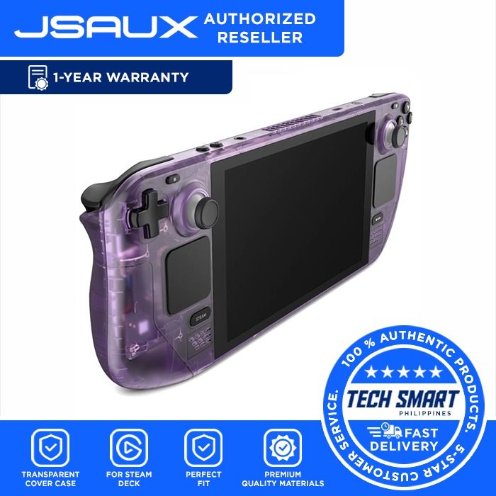 JSAUX Transparent Cover Series For Steam Deck (Category: Cases & Covers) located in Las Pinas. Submitted by techsmartph (Listing ID 1244746654, Image 2). Description: * Notes: Due to the complexity of the dismantling procedure and the possibility of damaging your machine, we recommend that users with no experience in dismantling machines consider this carefully before doing so. * [Clear View of Internal Components] Get a clear view of your Steam 