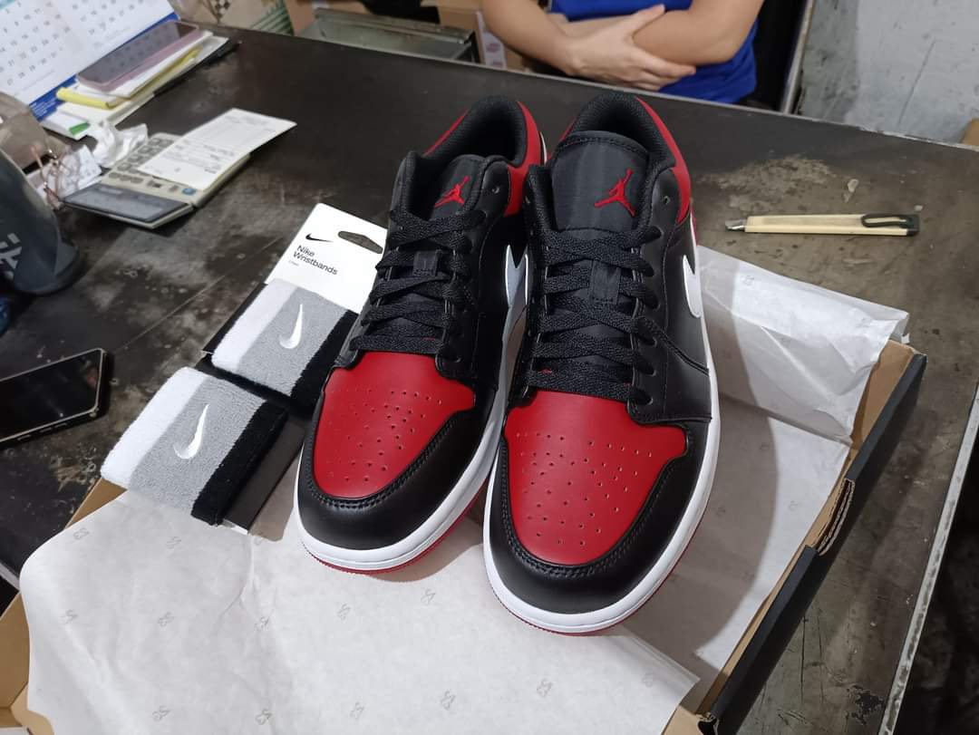 Jual air jordan 1 bred toe online