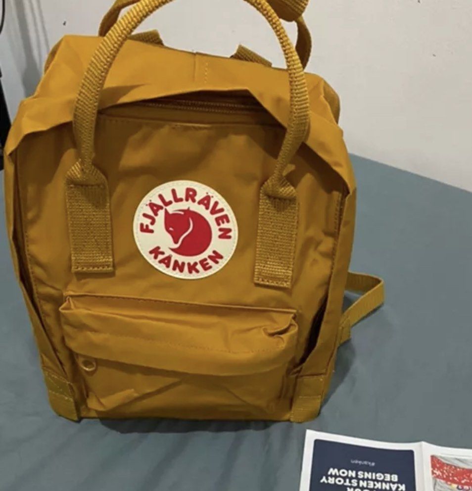 Kanken Mini Ochre Backpack Original
