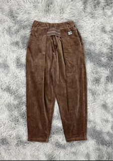 Kapital Sirloin Stretch Brown Cord Cropped Pants