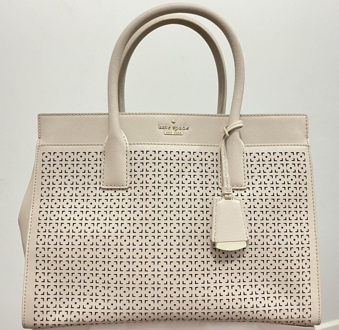 Kate spade perforated best sale satchel