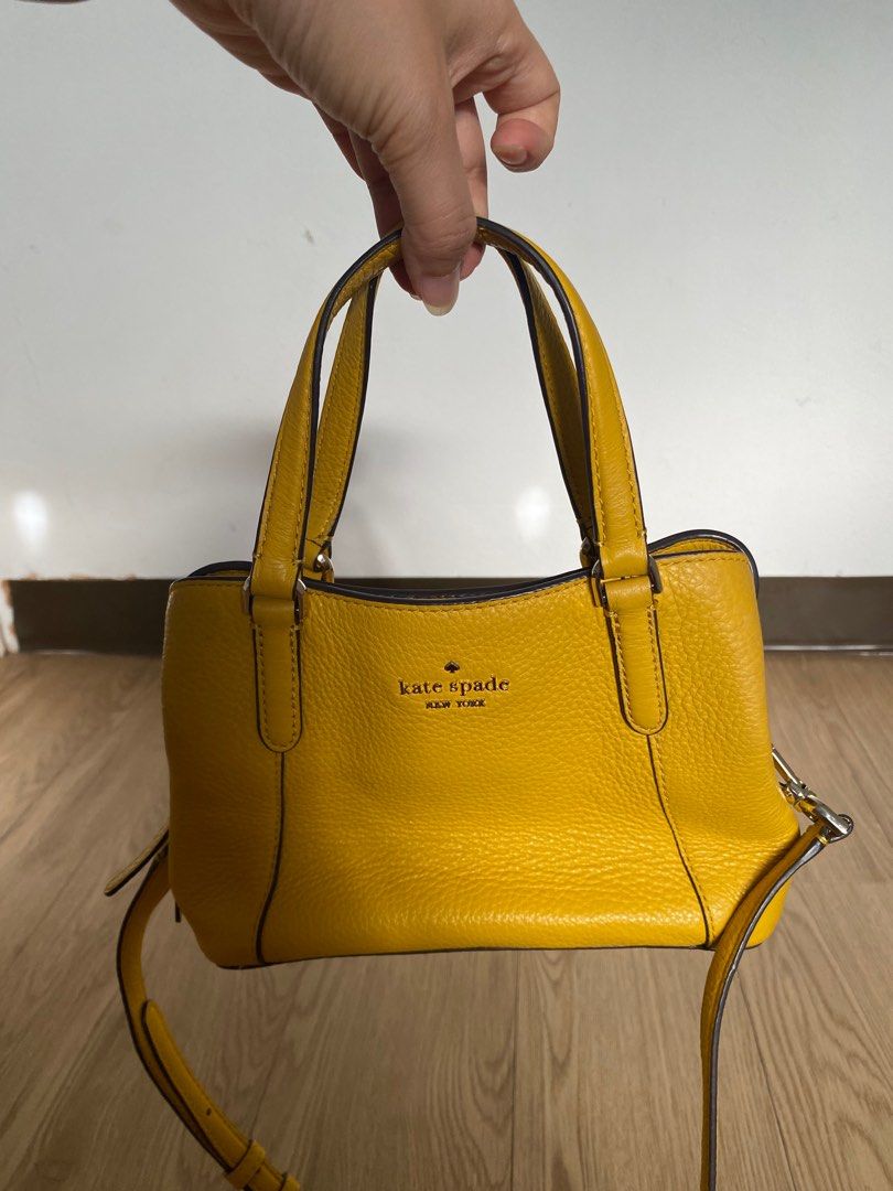 Mustard kate online spade bag