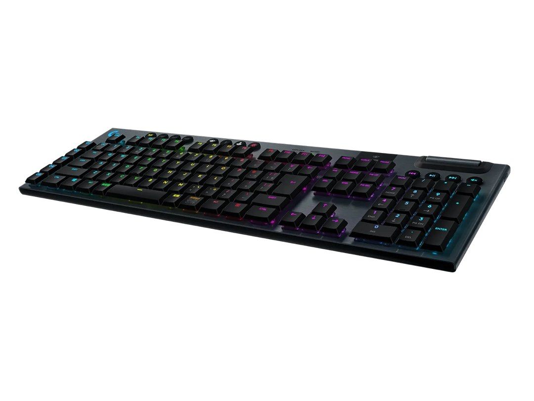 G913 LIGHTSPEED Wireless RGB Mechanical Gaming Keyboard, 電腦