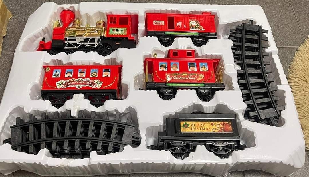 Kmart train shop set christmas