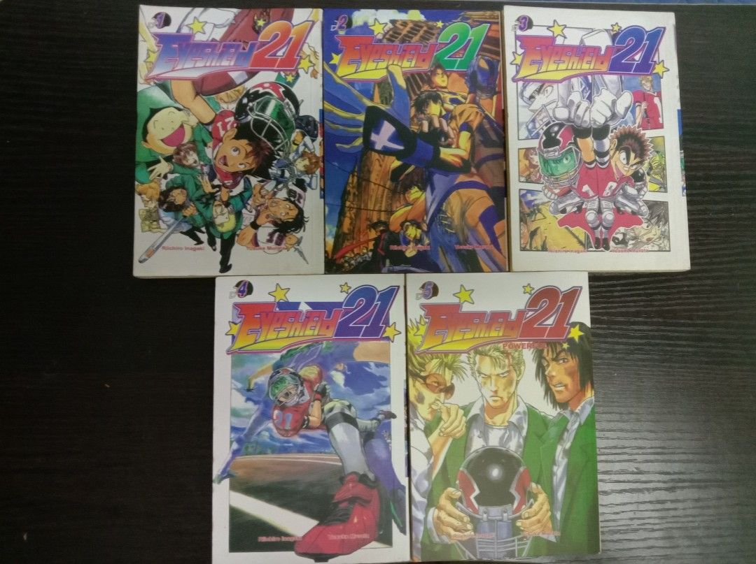 Komik Eyeshield 21 Vol. 1 Vol. 5 Set Comic, Hobbies & Toys, Books