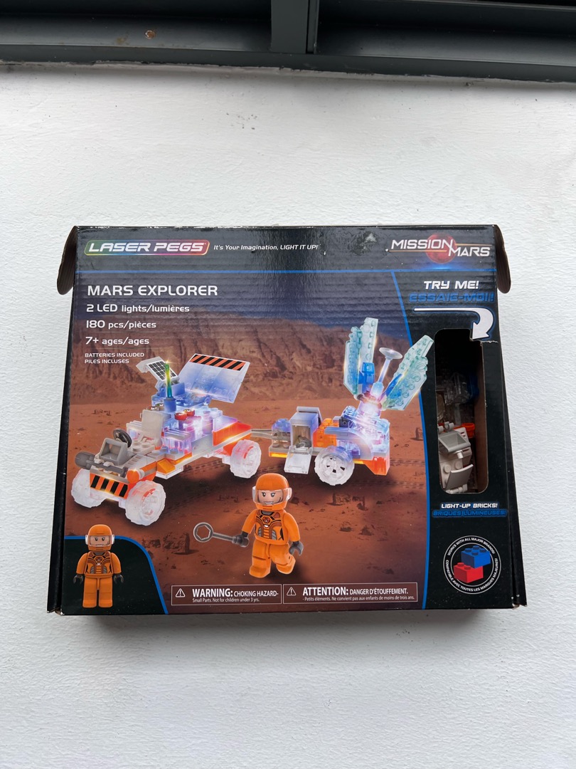 Laser pegs top mars explorer