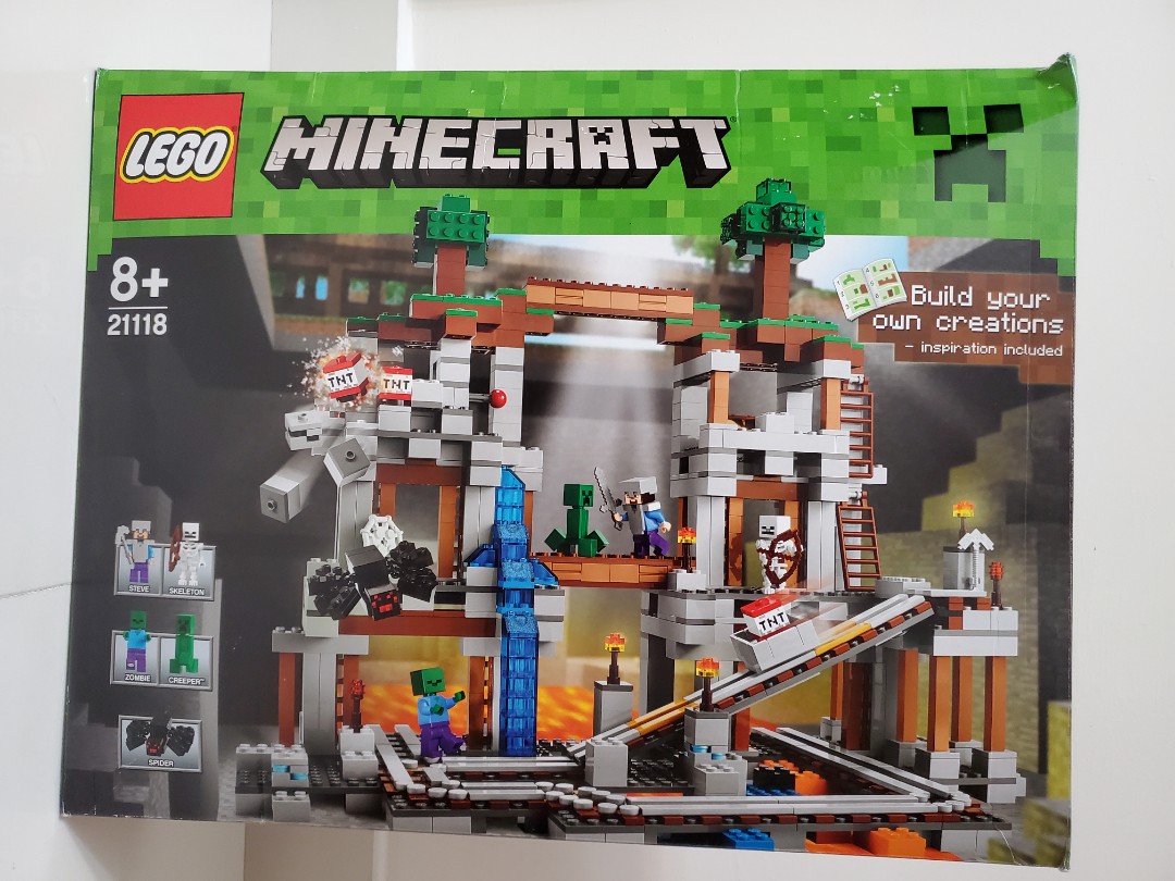 Lego 21118 齊件說明書盒minecraft 樂高, 興趣及遊戲, 玩具& 遊戲類