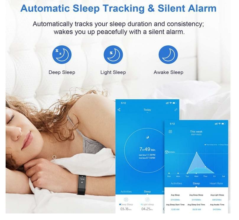 Letscom fitness sales tracker bands