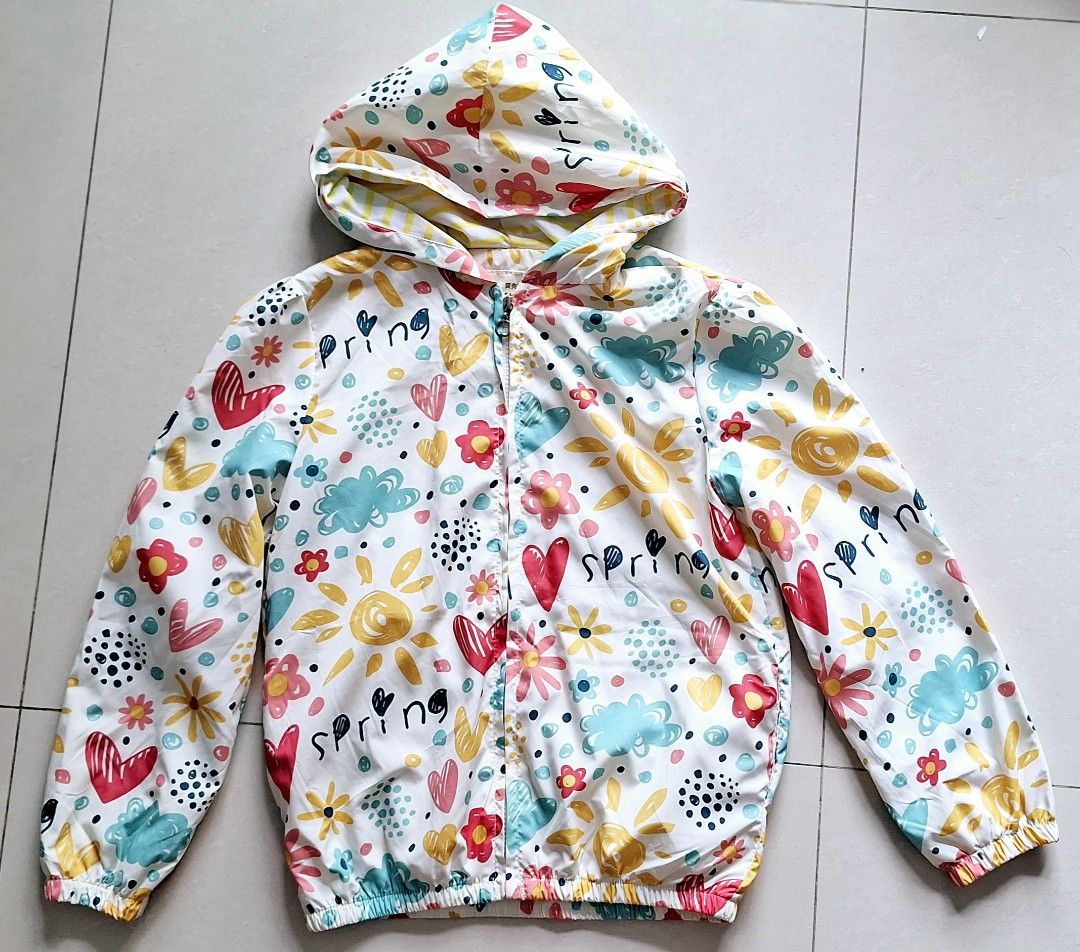 Girls wind outlet jacket