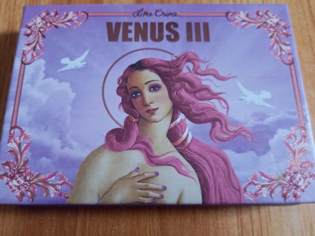 Lime Crime Venus 3 Eyeshadow Palette (Category: Makeup) located in Las Pinas. Submitted by declutteringgurlie (Listing ID 1244749508, Image 2). Description: Lime Crime Venus 3 retails for P1800 used once. P690 + shipping fee no returns/refunds shipping method: lalamove payment method: gcash.