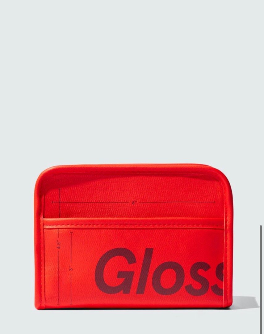 brand new glossier atlanta mini makeup bag! super - Depop