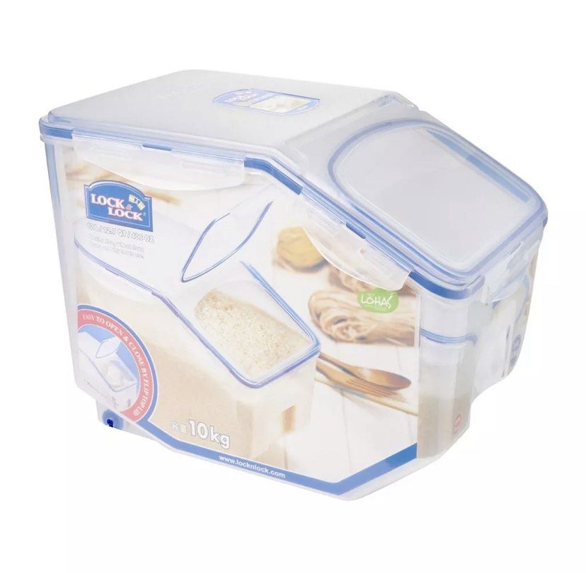 Lock & Lock Rice Container, Furniture & Home Living, Kitchenware