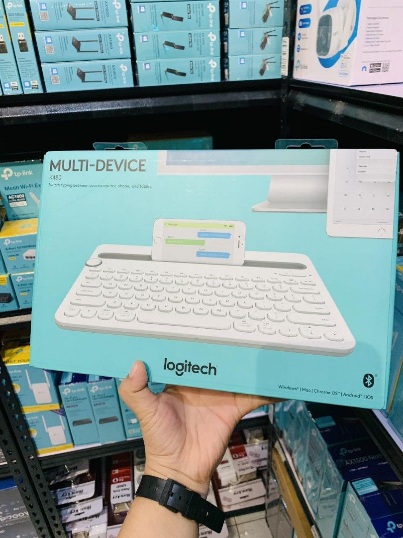 💯Logitech K480 Bluetooth Multi-Device Keyboard (White) (Category: Computer Keyboard) located in Makati City. Submitted by techubstoreandaccessories (Listing ID 1244666173, Image 3). Description: Logitech K480 Bluetooth Multi-Device Keyboard (White) On Hand Ready to Ship/Pick-Up‼️ DETAILS: ✅Actual picture posted. ✅BRAND NEW & ORIGINAL. ✅7 days replacement with warranty. (Terms and conditions apply). ✅With Sales Invoice (BIR REGISTERED) and Warran