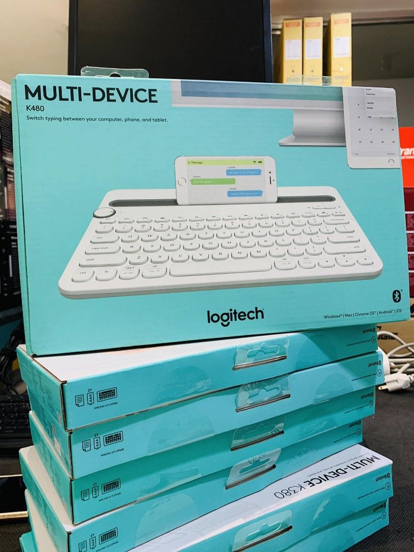 💯Logitech K480 Bluetooth Multi-Device Keyboard (White) (Category: Computer Keyboard) located in Makati City. Submitted by techubstoreandaccessories (Listing ID 1244666173, Image 1). Description: Logitech K480 Bluetooth Multi-Device Keyboard (White) On Hand Ready to Ship/Pick-Up‼️ DETAILS: ✅Actual picture posted. ✅BRAND NEW & ORIGINAL. ✅7 days replacement with warranty. (Terms and conditions apply). ✅With Sales Invoice (BIR REGISTERED) and Warran