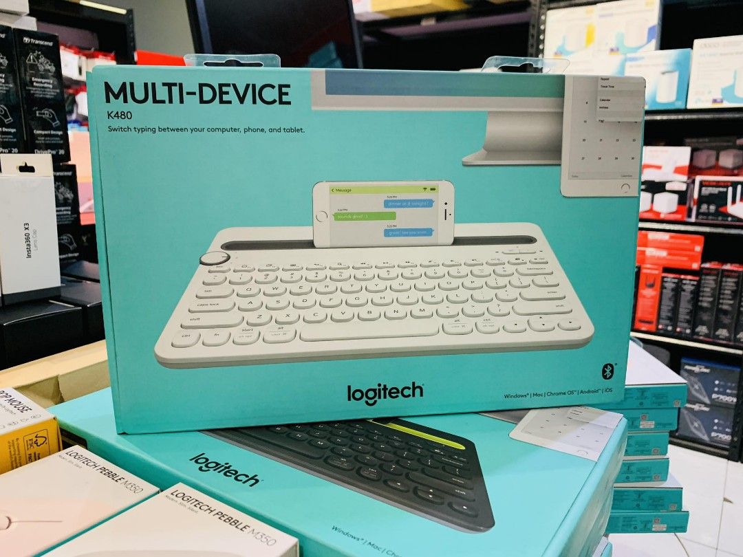 💯Logitech K480 Bluetooth Multi-Device Keyboard (White) (Category: Computer Keyboard) located in Makati City. Submitted by techubstoreandaccessories (Listing ID 1244666173, Image 2). Description: Logitech K480 Bluetooth Multi-Device Keyboard (White) On Hand Ready to Ship/Pick-Up‼️ DETAILS: ✅Actual picture posted. ✅BRAND NEW & ORIGINAL. ✅7 days replacement with warranty. (Terms and conditions apply). ✅With Sales Invoice (BIR REGISTERED) and Warran