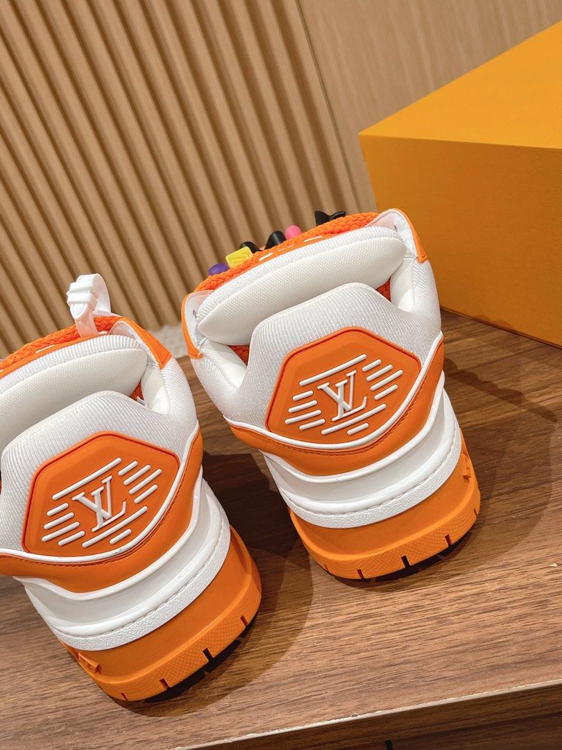 Louis Vuitton Trainer Maxi Orange Sneaker -  Worldwide  Shipping