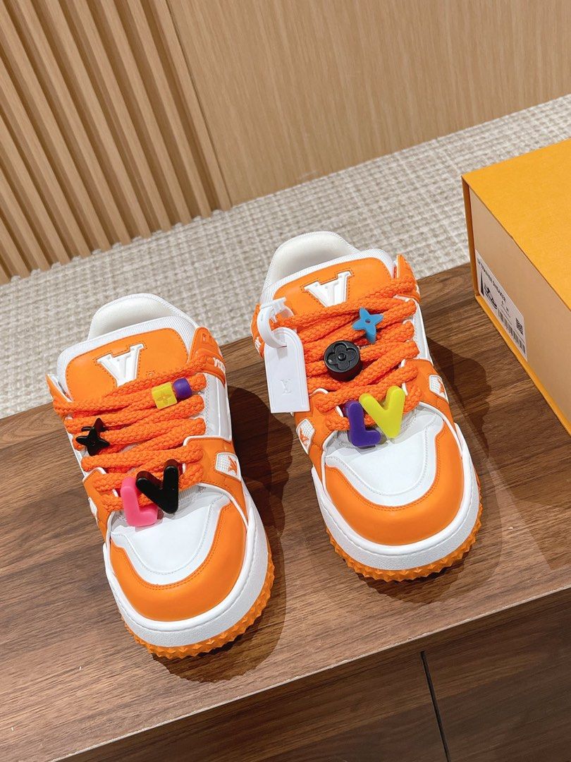 Louis Vuitton Trainer Maxi Orange Sneaker 