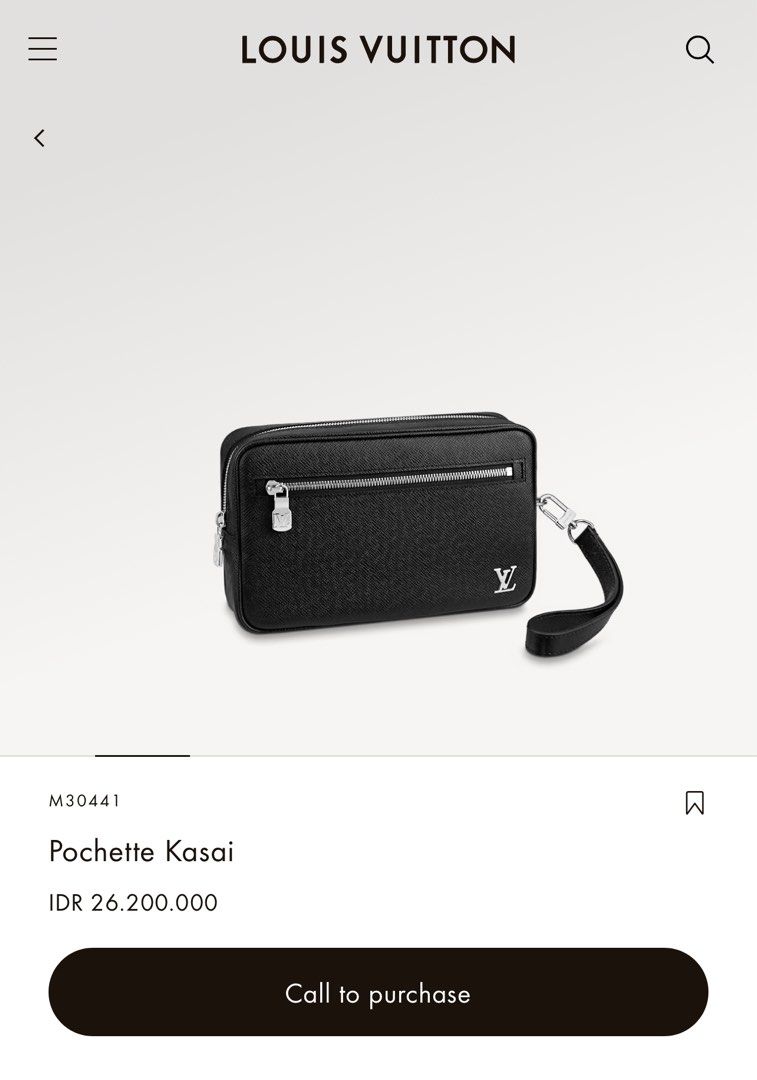 Pochette Kasai Taiga Leather - Wallets and Small Leather Goods M30441