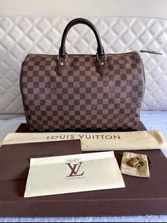 RESERVED*🔵🟣Louis Vuitton Limited Edition Totem Speedy 30, Luxury, Bags &  Wallets on Carousell