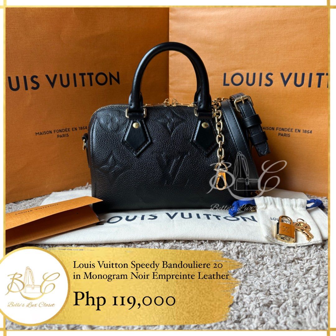Louis Vuitton On The Go Empreinte Leather Black, Luxury, Bags & Wallets on  Carousell
