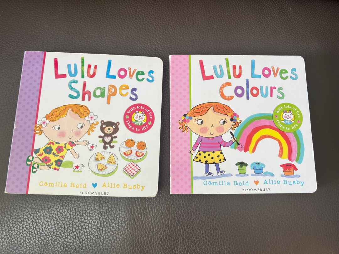 Lulu loves shapes / Lulu loves colours 學前書 1歲書 2歲書 3歲書 圖型書 顏色書