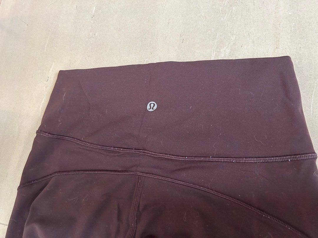 Lululemon Leggings / Pants (Maroon), Women's Fashion, Bottoms, Jeans &  Leggings on Carousell