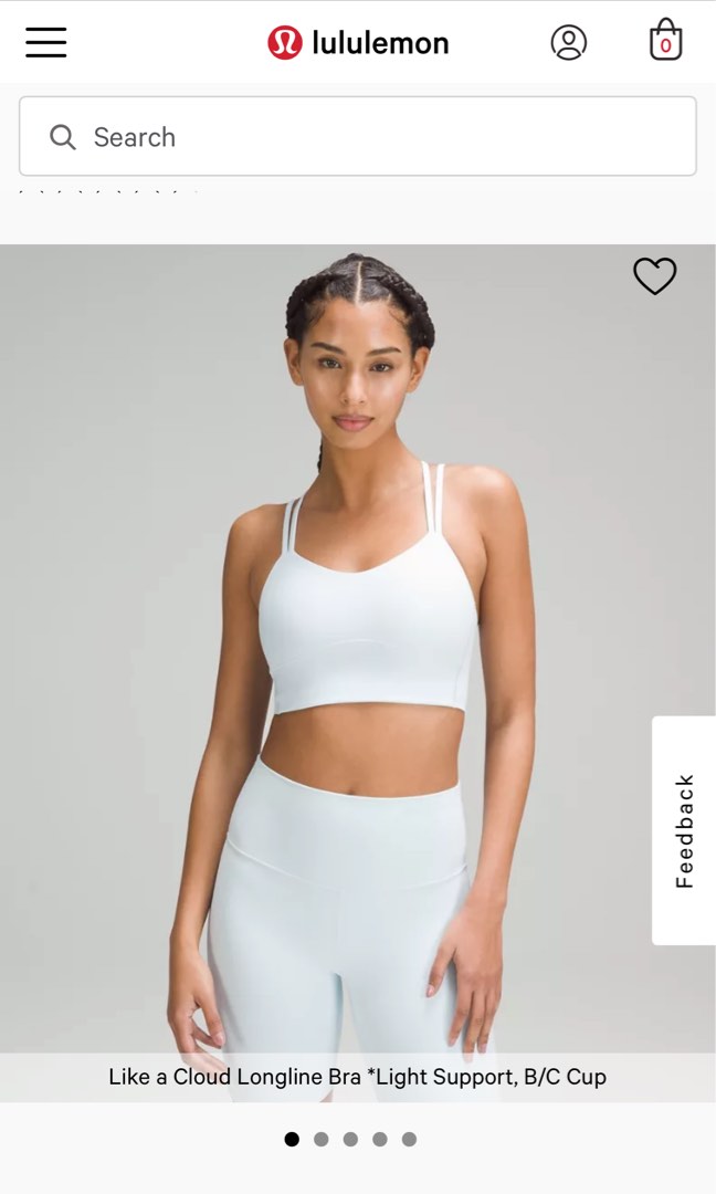 BNWT Lululemon Like a cloud bra (Size 2, twilight rose), Women's Fashion,  Activewear on Carousell