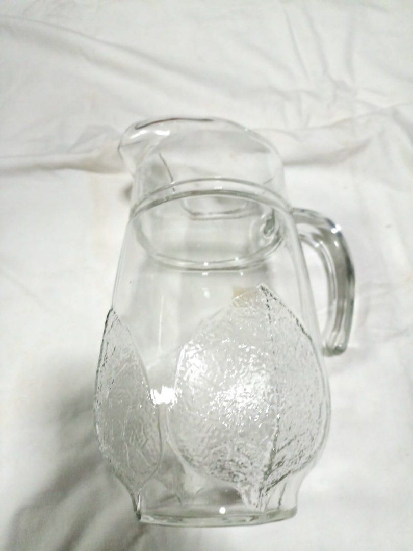 Luminarc Glass Water Pitcher (Made in France), Furniture & Home Living