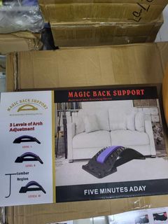 Magic back support adjustable