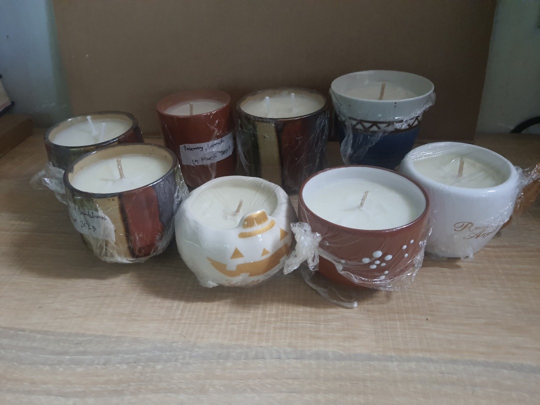 unique scented soy candles hand poured in cebu (in pretty cute Japanese