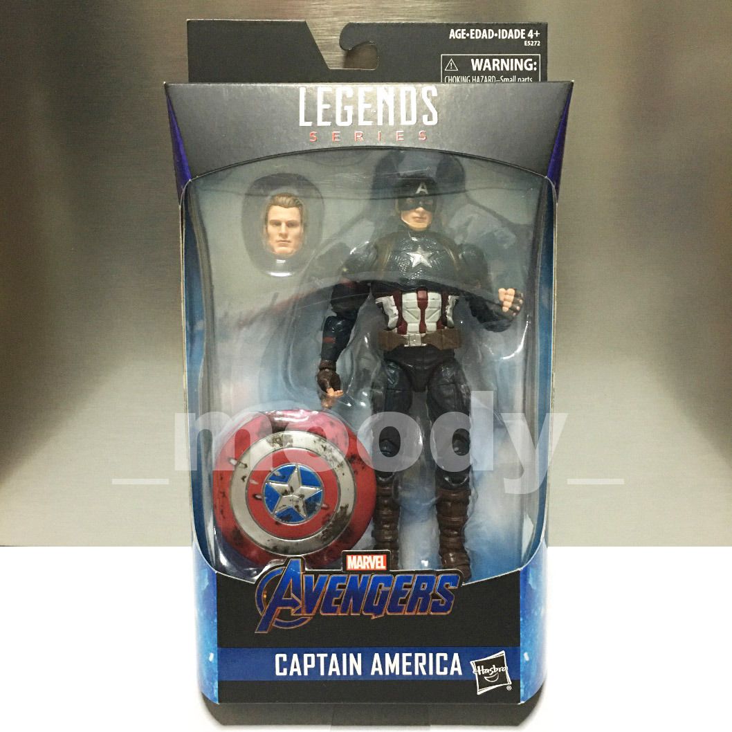 Marvel Legends Avengers Endgame Worthy Captain America with Moljner (Thor's  hammer) (Walmart Exclusive)