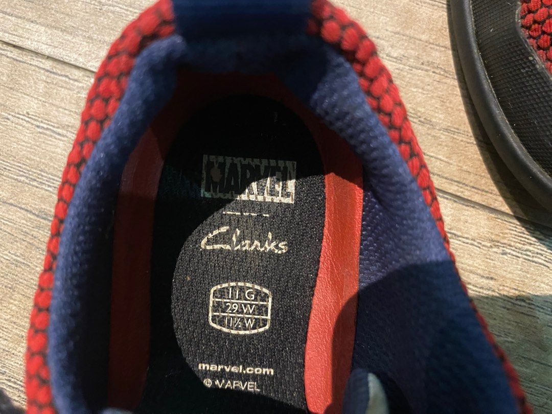Clarks spiderman shoes discount
