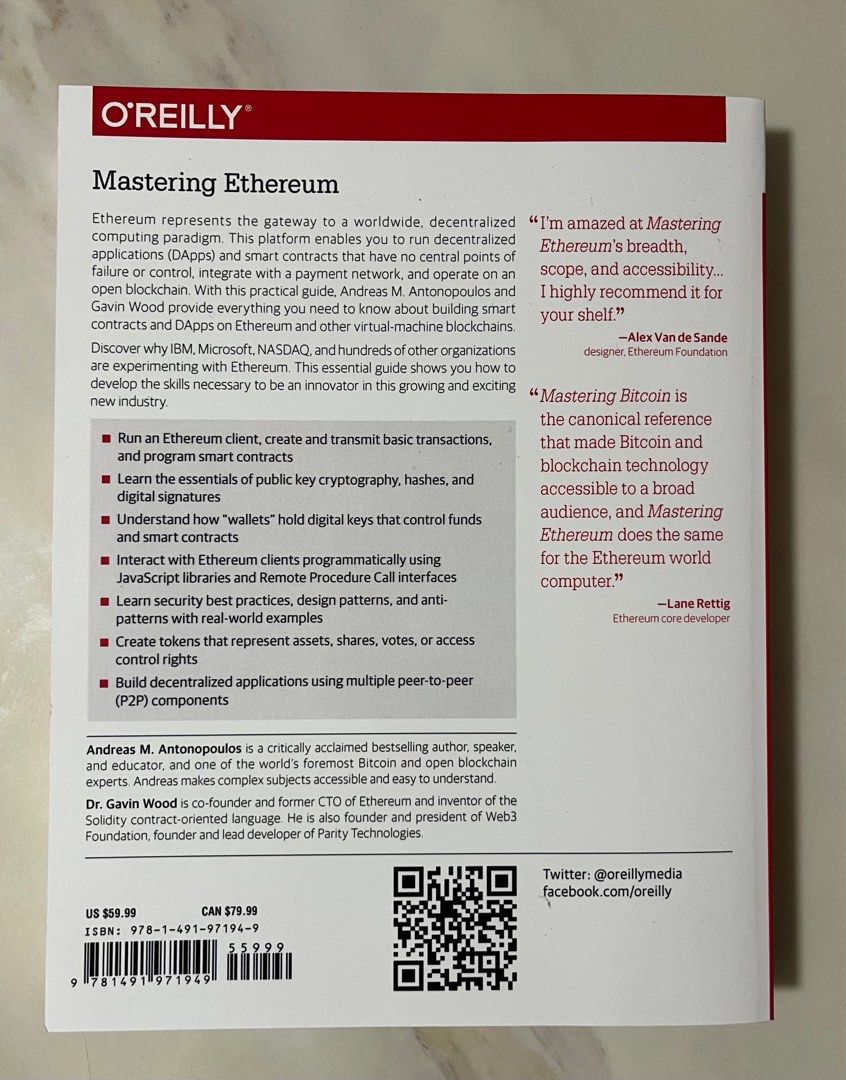 Mastering Ethereum, Hobbies & Toys, Books & Magazines, Textbooks on  Carousell