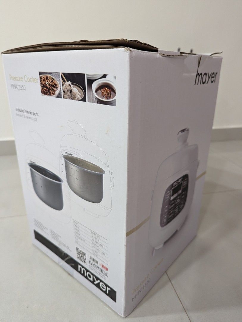 Mayer 1.6L Mini Pressure Cooker MMPC1650, TV & Home Appliances, Kitchen