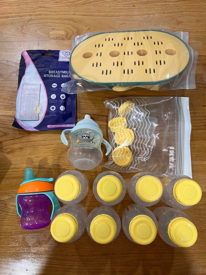 6-Pack Baby Bottle Caps For Dr. Brown's & Medela - BPA Free Narrow