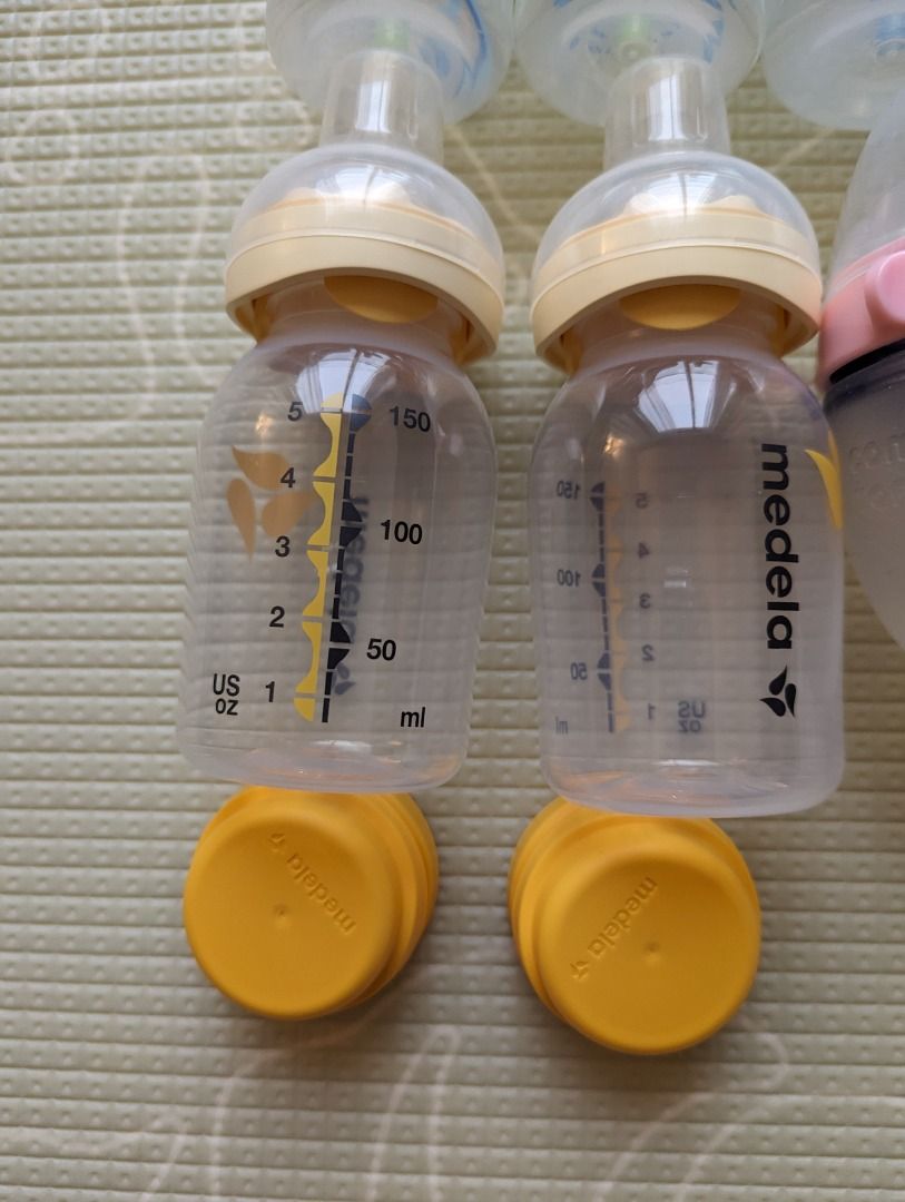 Medela Calma, Comotomo, Advent, and Dr Brown assorted bottles x14