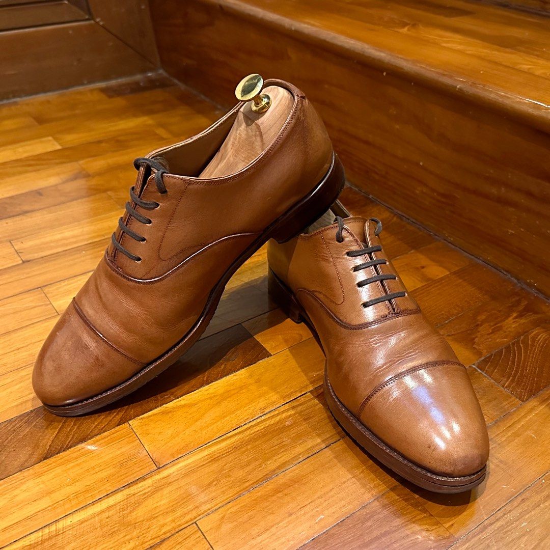 Meermin Cap Toe Oxford in Copper Antique Calf Size US9 UK8 EU42
