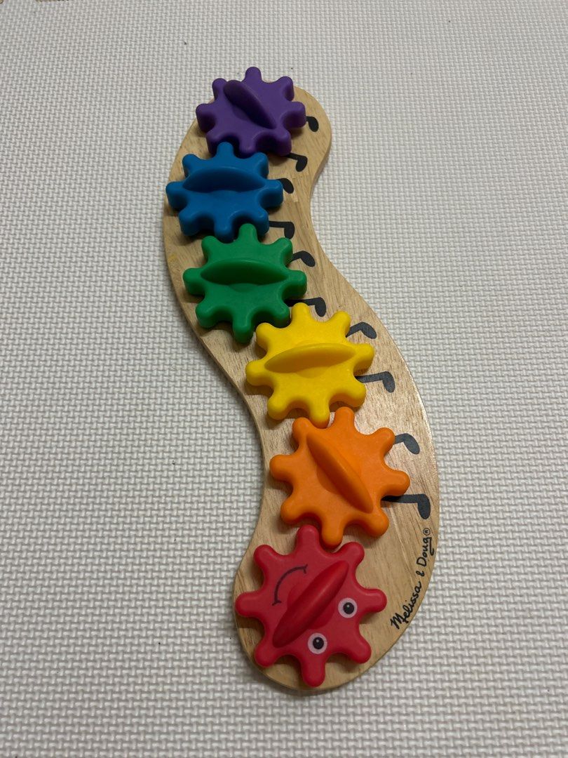 Melissa & doug store caterpillar gear toy