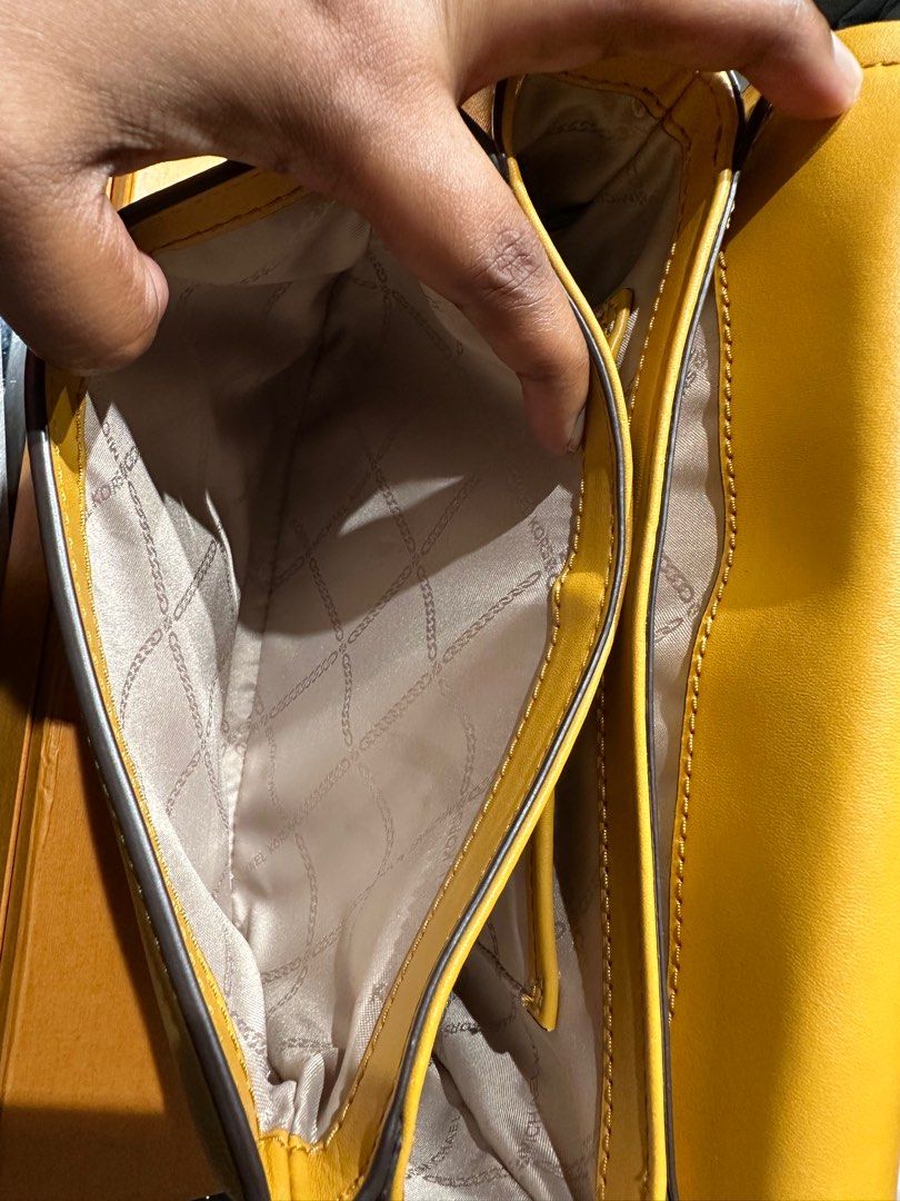 Michael Kors yellow cross body and shoulder bag Luxury Bags