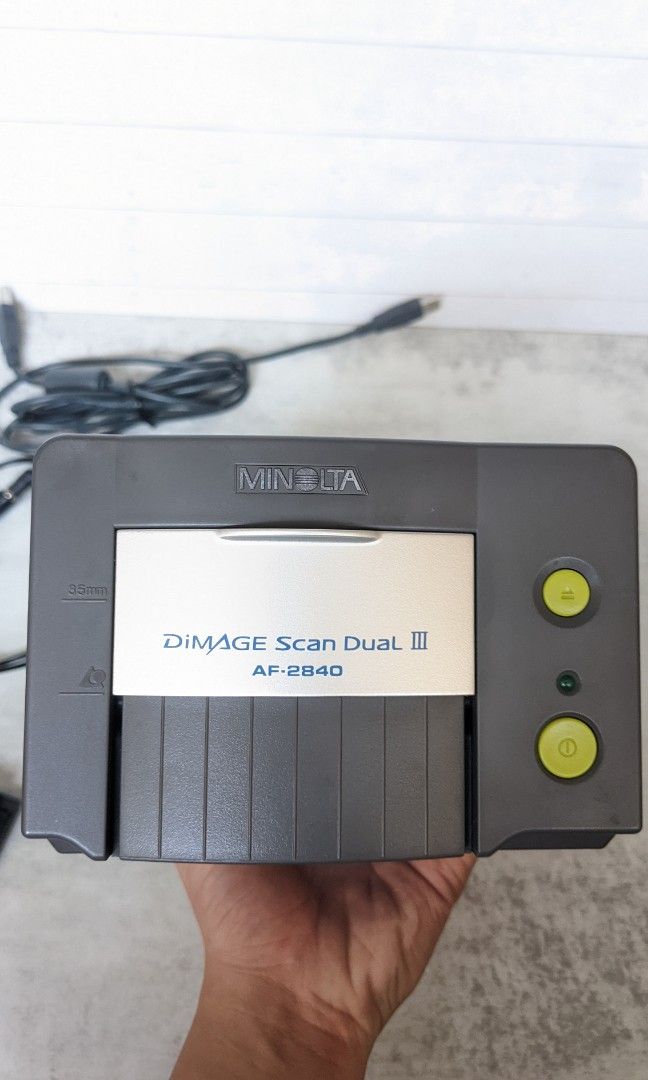 Minolta Dimage Scan Dual III 35mm film scanner, Photography