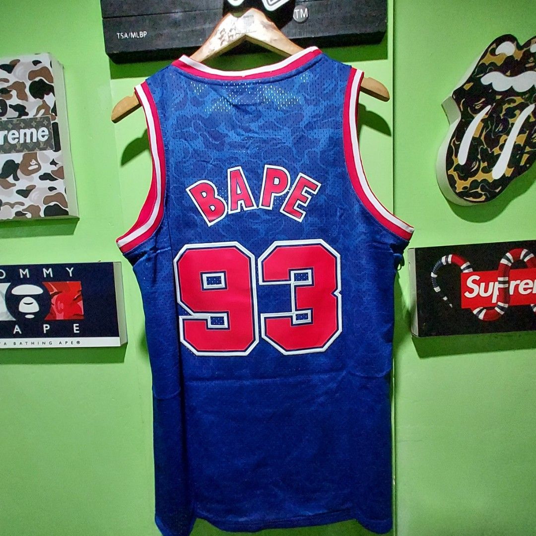 Bape x Mitchell & Ness New Jersey Nets NBA Jersey
